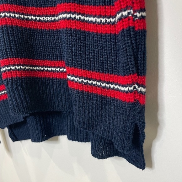 Cotton Emporium Striped Knit Crew Neck Sweater - Picture 4 of 6